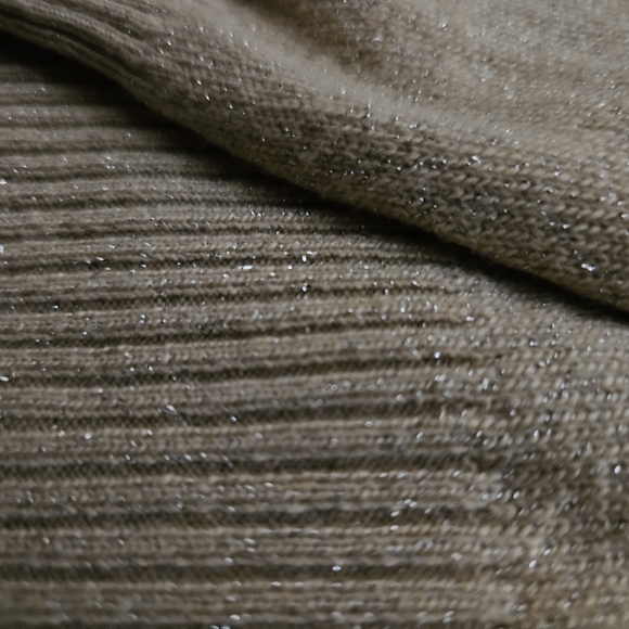 Bianco & Blu Gold Speckled Gold Colored Cardigan - Size XL - NWOT - Picture 2 of 9